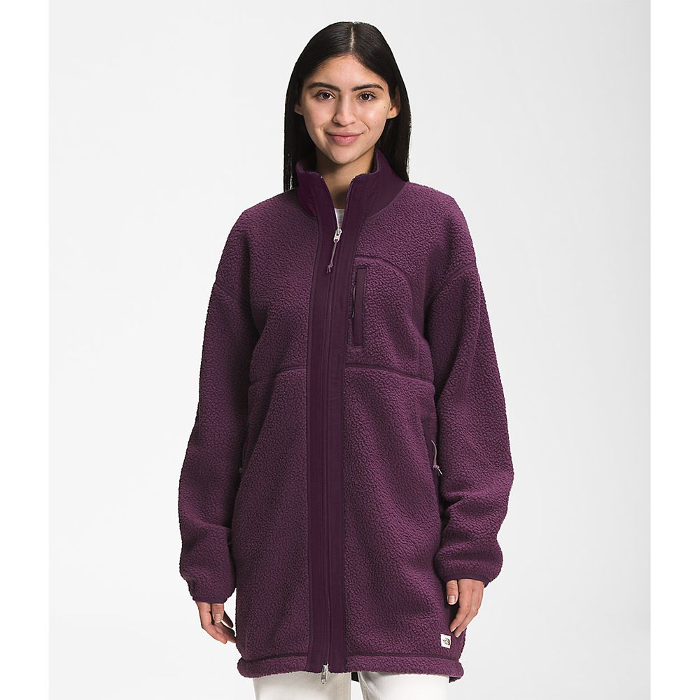 The North Face Fleece Womens Australia - The North Face Cragmont Fleece Burgundy / Black (KBI-571428